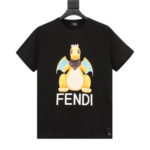 Fendi Luxury Brand Women Mens Short Sleeve T-Shirt   