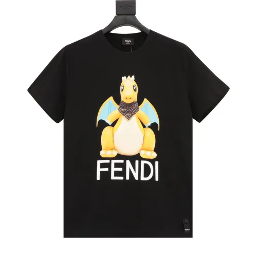 Fendi Luxury Brand Women Mens Short Sleeve T-Shirt   