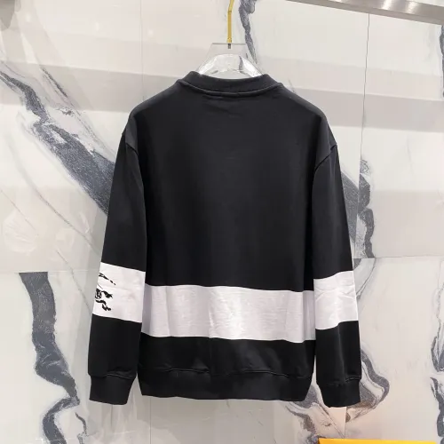 Burberry Womens Mens Sweatshirt Luxury Brand Mens EKD Stripe Cotton Sweatshirt   