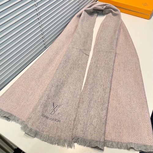 Louis Vuitton Scarves Men Womens Fashion Scarf with Original Box   