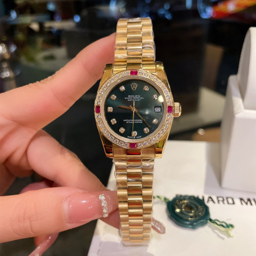 Rolex Womens Watch Luxury Brand Design Fashion Type with Original Box