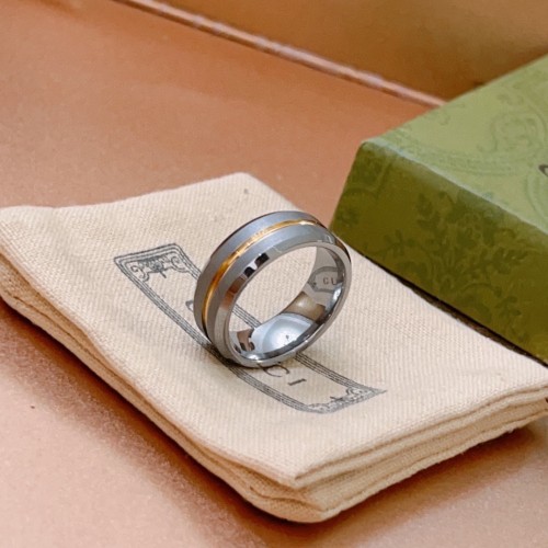 Gucci Luxury Men Womens Ring with Original Box