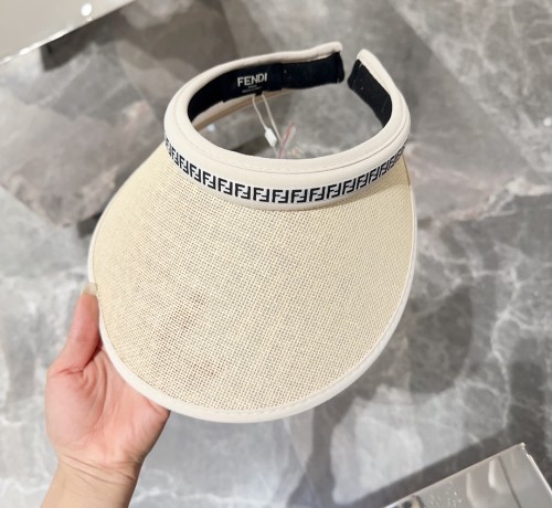 Fendi Womens Visor Hat Luxury Brand Design Fendi Cap with Original Box  