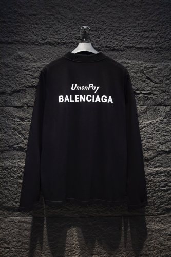 Balenciaga Womens Mens Long Sleeve Sweatshirt Luxury Brand Mens Sweatshirts   