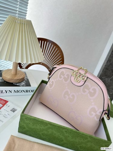 Gucci Womens Bags Luxury Brand GG Supreme Ophidia GG Shoulder Messenger Bag with Original Box 499621 K05NN 4076