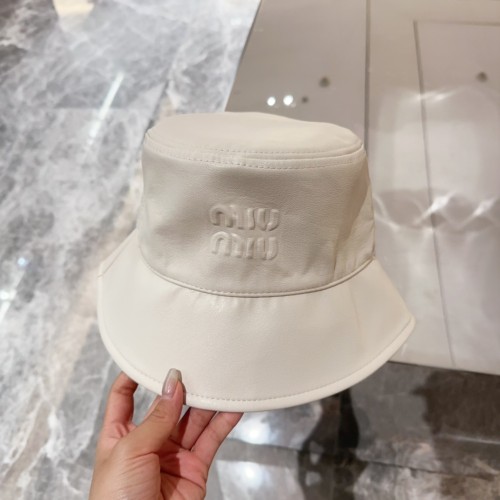 Miumiu Womens Cap Bucket Hat Luxury Brand with Original Box  