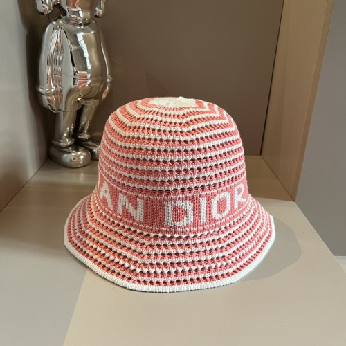 Dior Womens Knit Bucket Hat Luxury Brand Design Dior Cap with Original Box  