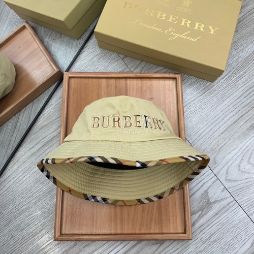 Burberry Womens Mens Cap Bucket Hat Luxury Brand with Original Box  