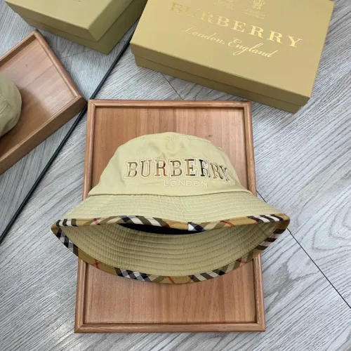 Burberry Womens Mens Cap Bucket Hat Luxury Brand with Original Box  