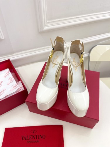 Valentino Garavani Women Fashion Shoes Pumps Luxury Brand Vlogo Signature Calfskin with Original Box 15cm Heel Whatsapp 