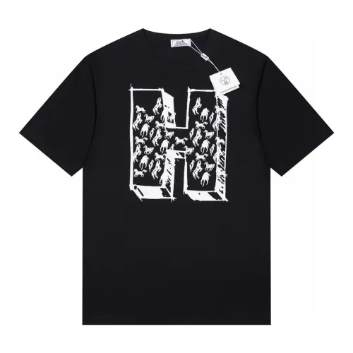 Hermes Luxury Brand Women Mens Short Sleeve T-Shirt   
