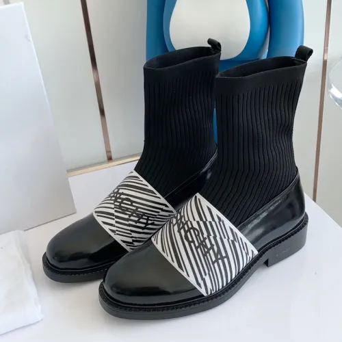 Givenchy Womens Shoes Boots Fashion Type Luxury Brand GIVENCHY BOOTS IN LEATHER with Original Box