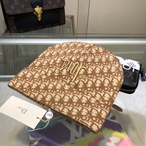 Dior Men Womens Knit Hat Luxury Brand Design Dior Cap with Original Box  