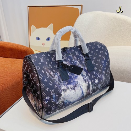 Louis Vuitton Womens and Mens Unisex Bags Luxury Brand LV Keepall Bandoulière 45 Fashion Design Travel Bag