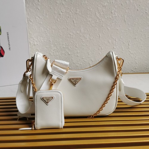 Prada Womens Shoulder Bags with Original Box 1BH204_R064_F0F24_V_V1L Luxury Brand Prada Re-Edition 2005 Saffiano leather bag