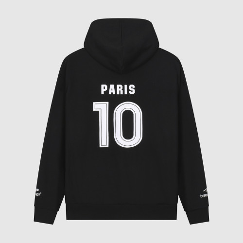 Balenciaga Womens Mens Long Sleeve Zip Hoodie Sweatshirt Hoodies Luxury Brand Mens Sweatshirt   