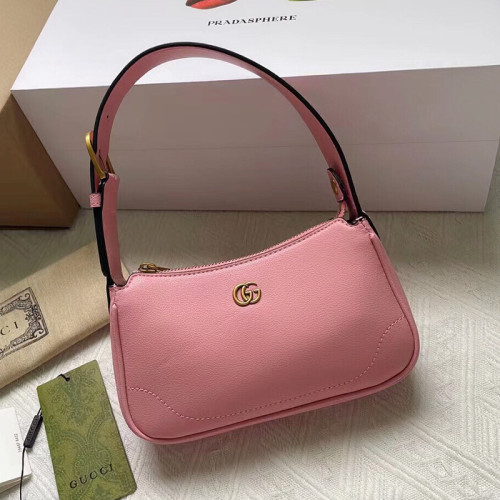 Gucci Womens Bags Crossbody Shoulder Messenger Bags Luxury Brand Aphrodite mini shoulder bag in light pink leather  