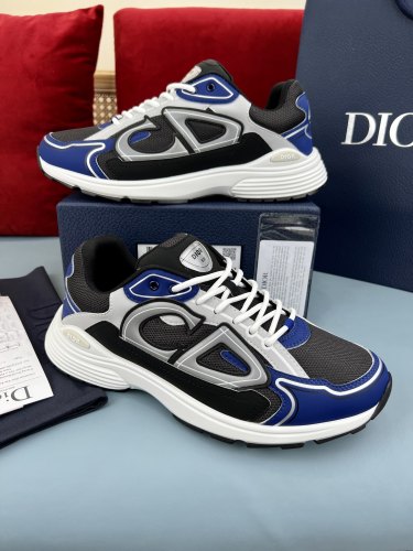Dior Mens Shoes Sneakers Luxury Brand B30 SNEAKER Mesh and Technical Fabric 3SN279ZND_H000 with Original Box Whatsapp 