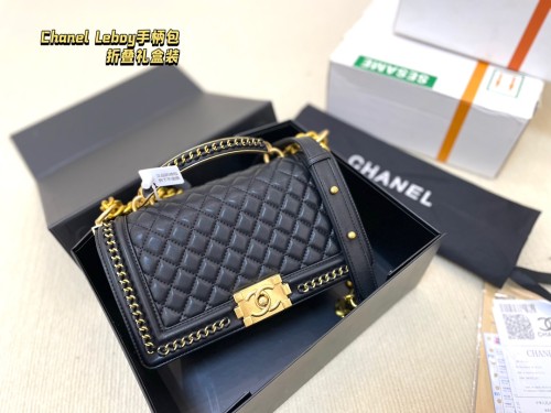 Chanel Womens Bags Shoulder Messenger Bags Chanel Leboy Bag Luxury Brand with Original Box