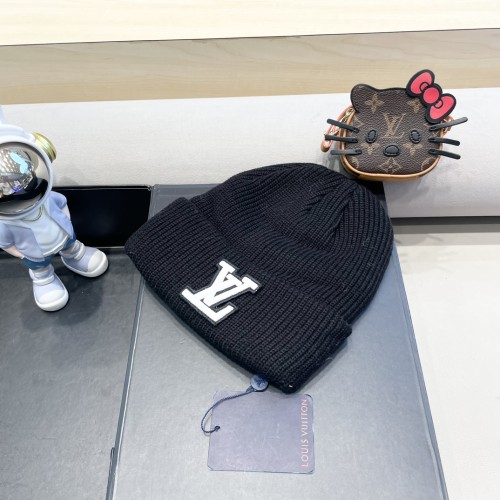 Louis Vuitton Womens Mens Cap Knit Hat Luxury Brand with Original Box  