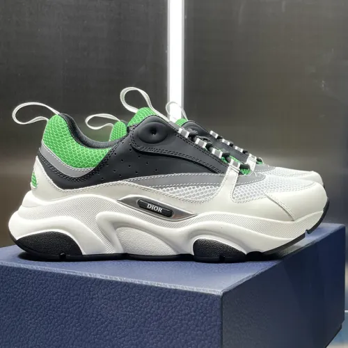 Dior Mens Shoes Sneakers Luxury Brand Breathable Design B22 SNEAKER Mesh with Smooth Calfskin with Original Box 3SN231YXX_H861