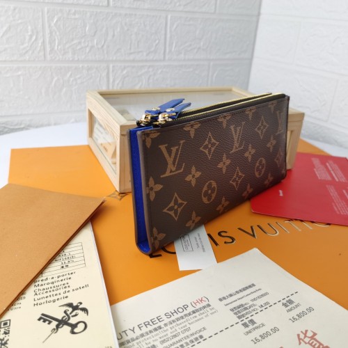 Louis Vuitton Mens Womens Wallets Purse Luxury Brand Designer Zippy WALLET M61269 with Original Box