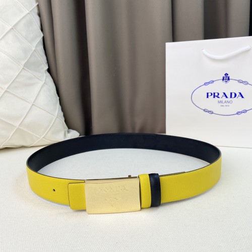 Prada Mens Belt Luxury Brand Fashion Men Belts with Original Box