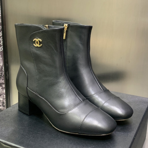 Chanel Womens Shoes Boots Luxury Brand Design with Original Box Women Fashion Ankle Boots Booties 5cm Heel
