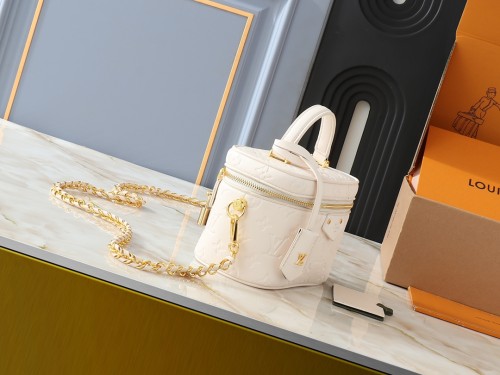 Louis Vuitton Womens Bags Handbags Luxury Brand Vanity PM Messenger Shoulder Bags with Original Box M25123   