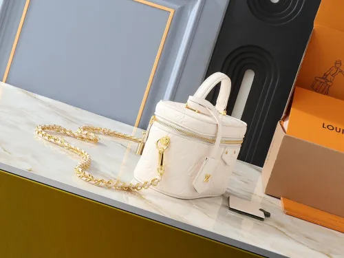 Louis Vuitton Womens Bags Handbags Luxury Brand Vanity PM Messenger Shoulder Bags with Original Box M25123   