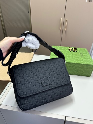 Gucci Mens Bags Crossbody Shoulder Messenger Bags Luxury Brand GG cross-body bag in black GG Supreme 792124 FADJA 1042 with Original Box  