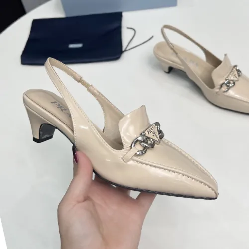 Prada Womens Shoes Sandals Casual Luxury Brand Pumps 4.5cm Heel with Original Box Whatsapp 