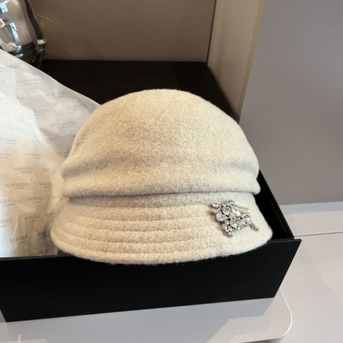 Burberry Womens Cap Bucket Hat Luxury Brand with Original Box  