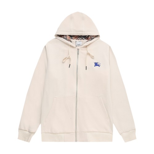 Burberry Womens Mens Sweatshirt Luxury Brand Mens Zip Hoodie   