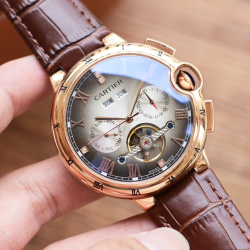 Cartier Mens Watch Luxury Brand Design Fashion Type with Original Box