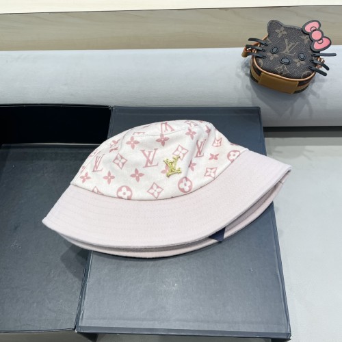 Louis Vuitton Womens Mens Cap Bucket Hat Luxury Brand with Original Box  