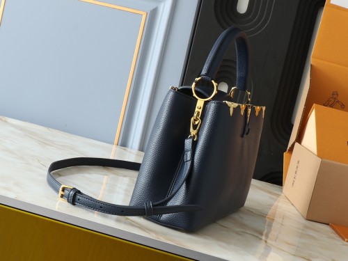 Louis Vuitton Womens Bags Handbags Luxury Brand Capucines MM bag M54663 Leather Messenger Shoulder Bags  