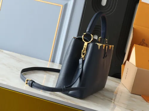 Louis Vuitton Womens Bags Handbags Luxury Brand Capucines MM bag M54663 Leather Messenger Shoulder Bags  
