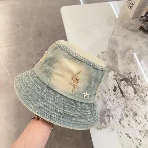 Dior Men Womens Bucket Hat Luxury Brand Design Dior Cap with Original Box  
