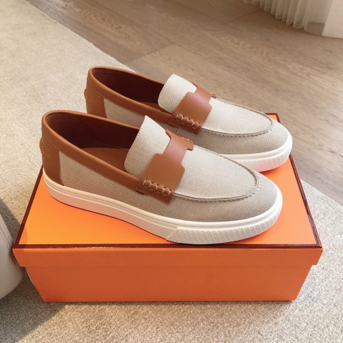 Hermes Mens Casual Shoes Fashion Loafers for Men Luxury Brand with Original Box Whatsapp 