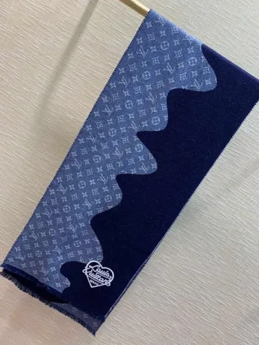 Louis Vuitton Scarves Men Womens Fashion Scarf with Original Box   