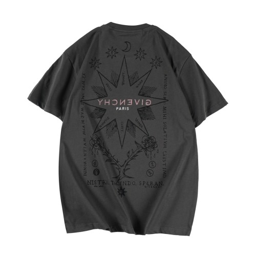 Givenchy Womens Mens Short Sleeve T-Shirt Luxury Brand GIVENCHY Reverse t-shirt in cotton with Tarot print   