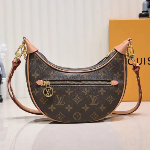 Louis Vuitton Womens Bags Messenger Shoulder Bags Luxury Brand Nicolas Ghesquière Croissant Bag with Original Box M81098