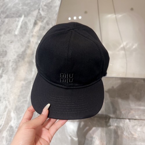 Miumiu Womens Cap Baseball Hat Luxury Brand with Original Box  