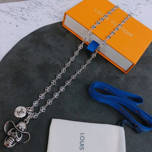 Louis Vuitton Luxury Men Womens Necklace