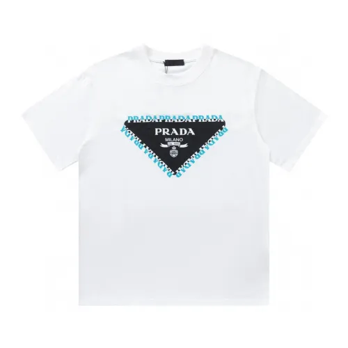 Prada Luxury Brand Women Mens Short Sleeve T-Shirt   