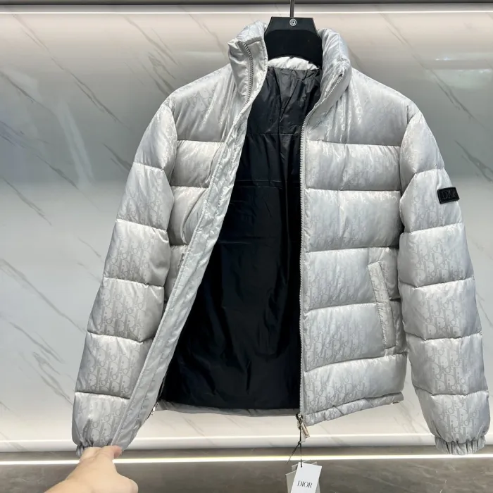 Dior Design Mens Womens Winter Windprood Down Jackets Keep Warm 90% White Duck Down   