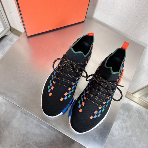 Hermes Mens Casual Shoes Fashion Sneakers Luxury Brand with Original Box