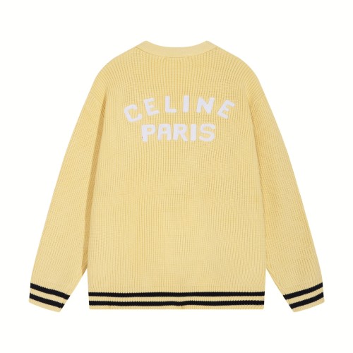 Celine Cardigan Men Womens Knit Cardigan Luxury Brand Womens Knitwear Top Quality   