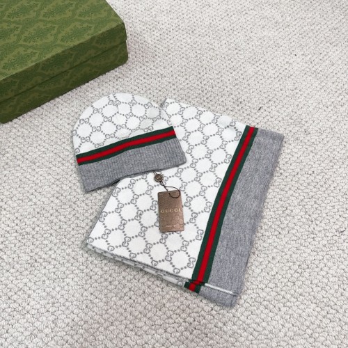 Gucci Men Womens Cap Knit Hat Scarf Luxury Brand with Original Box  